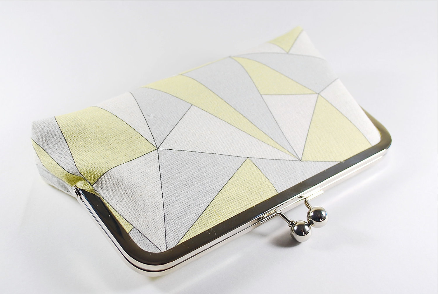 Original geometric design on hemp/cotton
