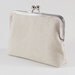 Dachshund purse with orange chevron
