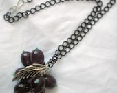 Grape Bunch Statement Necklace