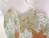 Fall Leaves Origami Earrings