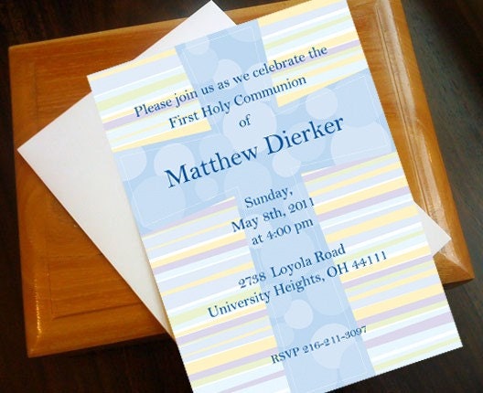 Baptism/First Communion Invitation