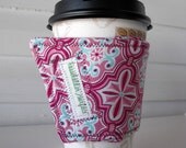 Coffee Cuff - Purple Pattern