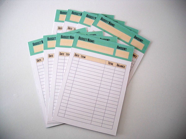 Budget Cards - 3.5 x 5