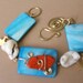 Bracelet,Blue shell,wrapped orange stone,