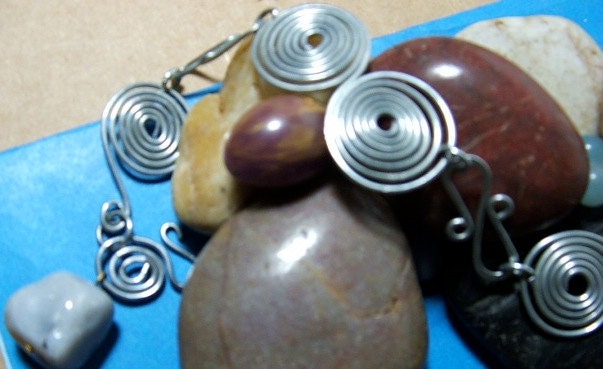 Wire worked jewelry, fashion jewelry, Silver Bracelet, original jewelry,Womens jewelry,jewelery