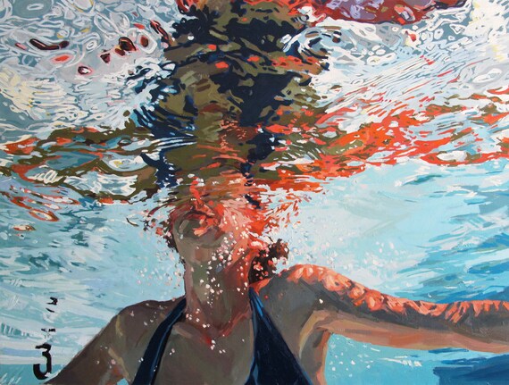 Three feet below: 11x14" Archival Print - Signed
