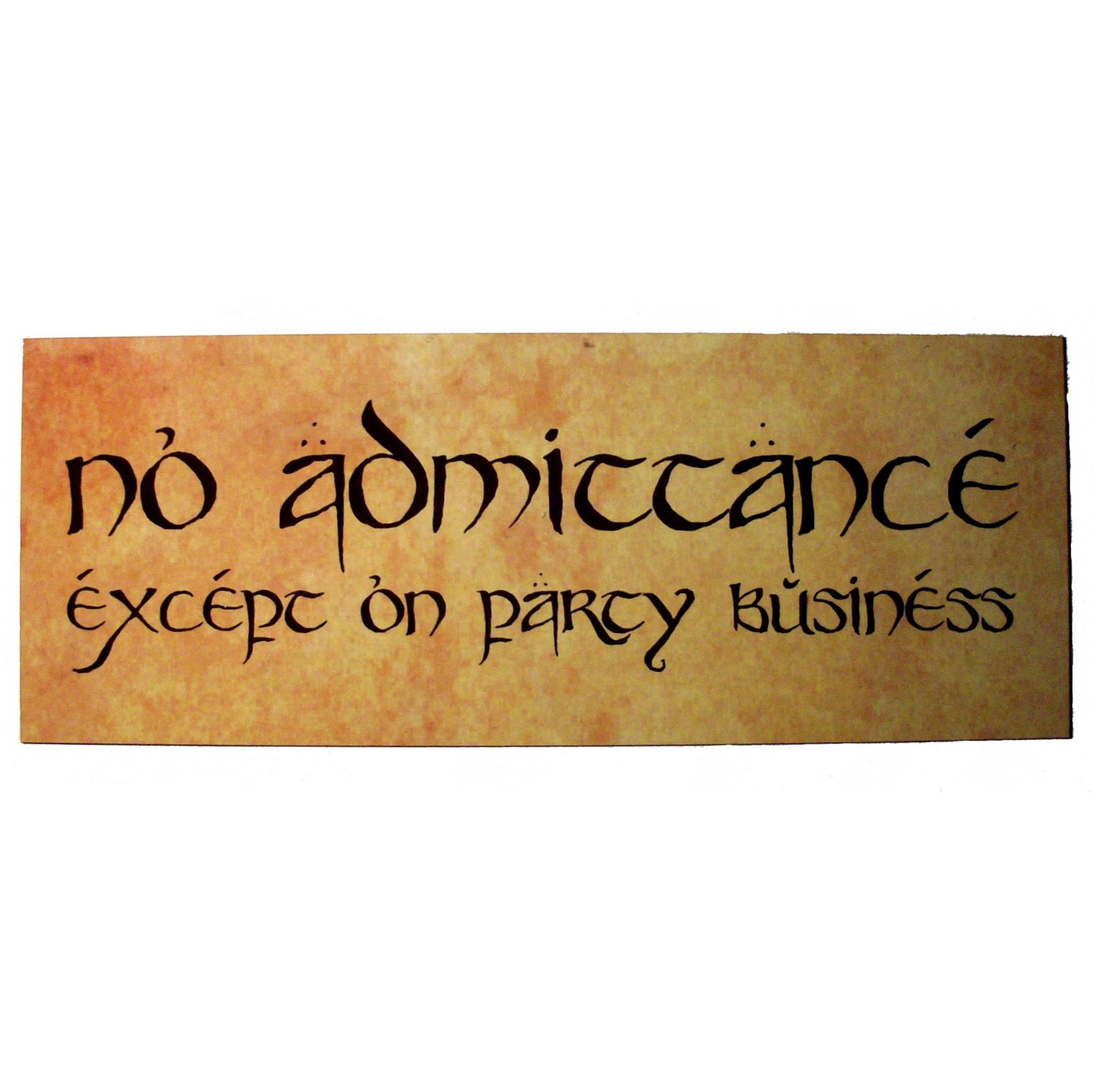No Admittance Sign