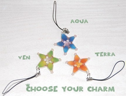 Kingdom hearts Birth by Sleep lucky charm - Phone Charm/Keychain