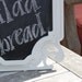 Chalkboard White Frame Vintage Inspired Wood - Supporting Artists