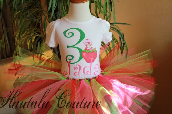Strawberry Shortcake Birthday Tutu Outfit