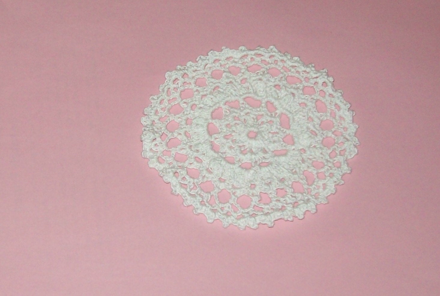 White Lacy Coasters Set Of 6