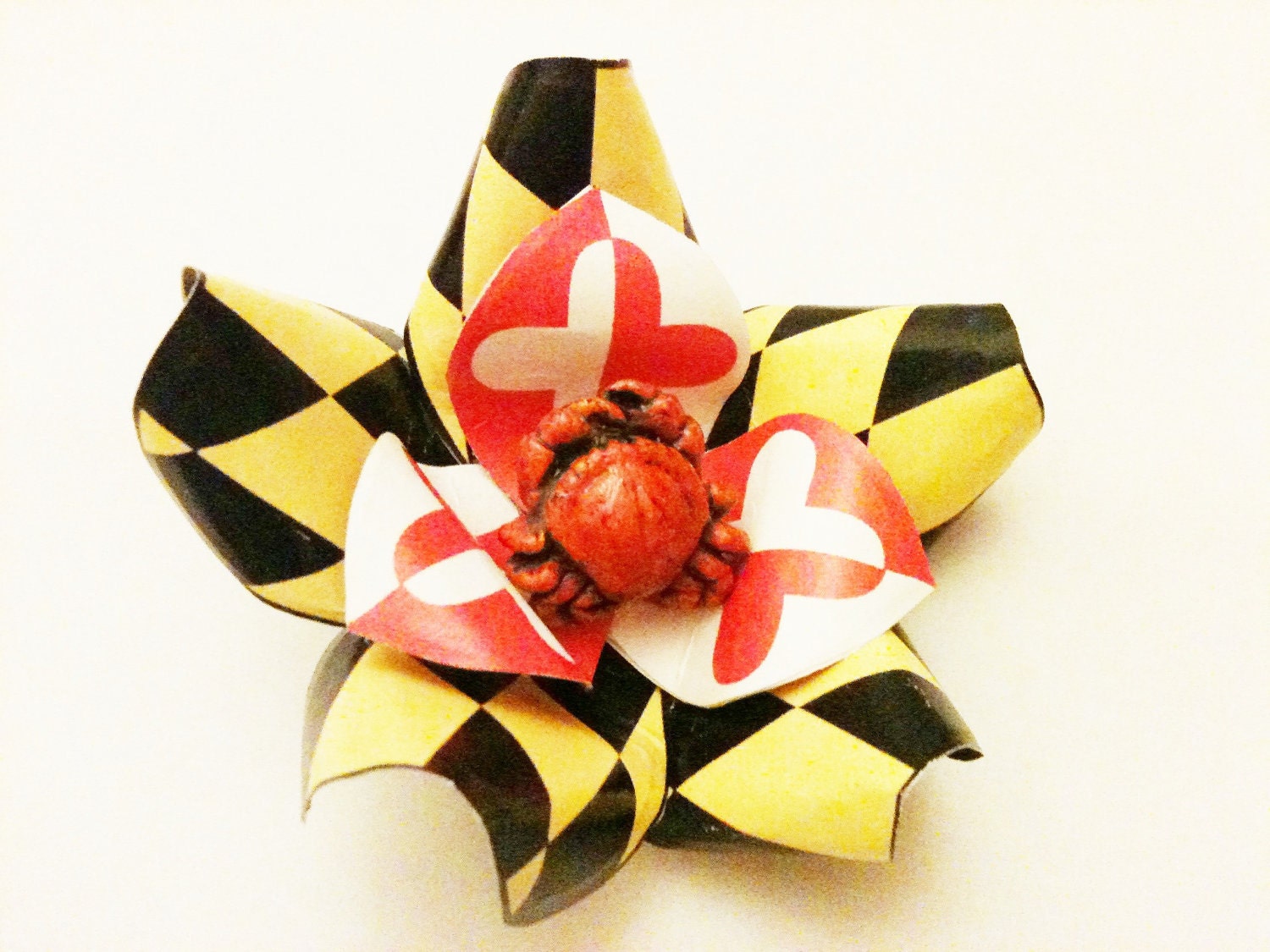 Baltimore Maryland Crab Mini Hair Flower Fascinator
