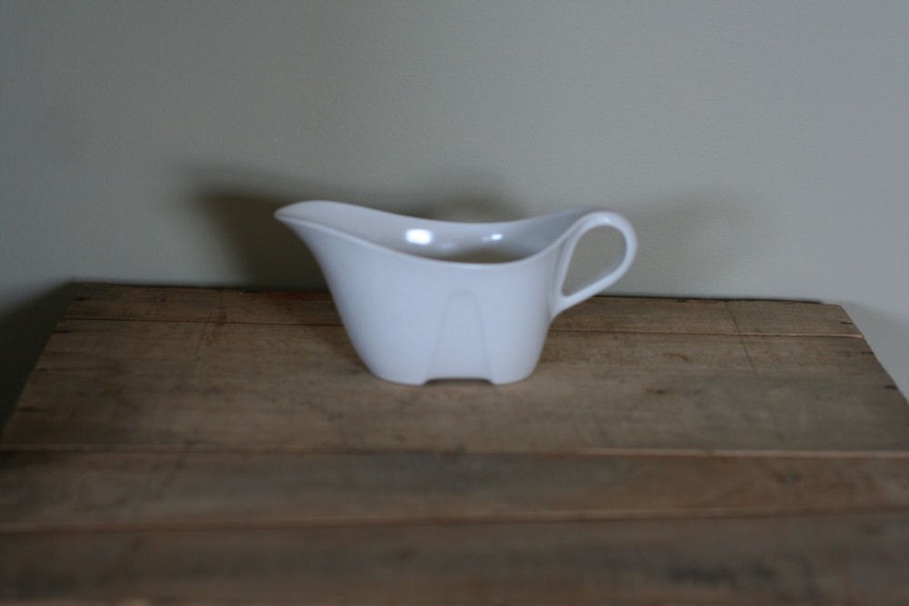 Vintage White Royale Melmac Gravy Boat