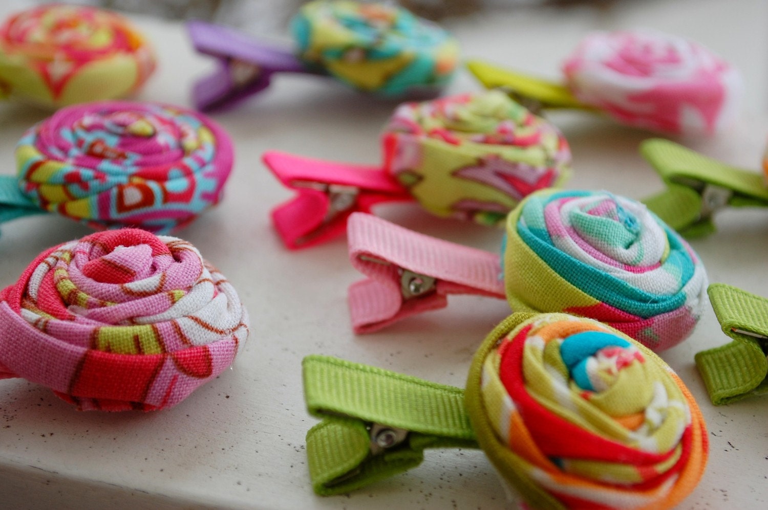 Ten Rosette Clippies--you choose 10 clips from any collection listed