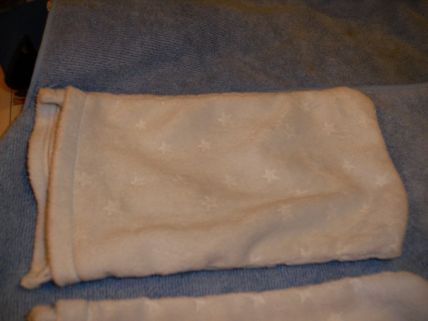 Hamster/Gerbil Cozy Sack - Baby Blue with Stars 8x5 Extra Soft