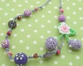 Sweet pea necklace