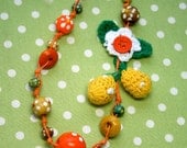 Sweet pea necklace
