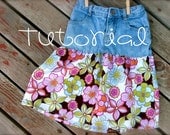 TUTORIAL- PDF- Make a Cute Skirt from Recycled Jeans
