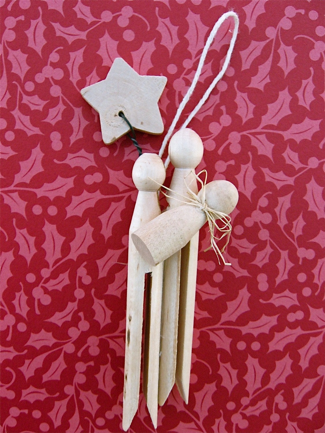 Clothespin Nativity Ornament