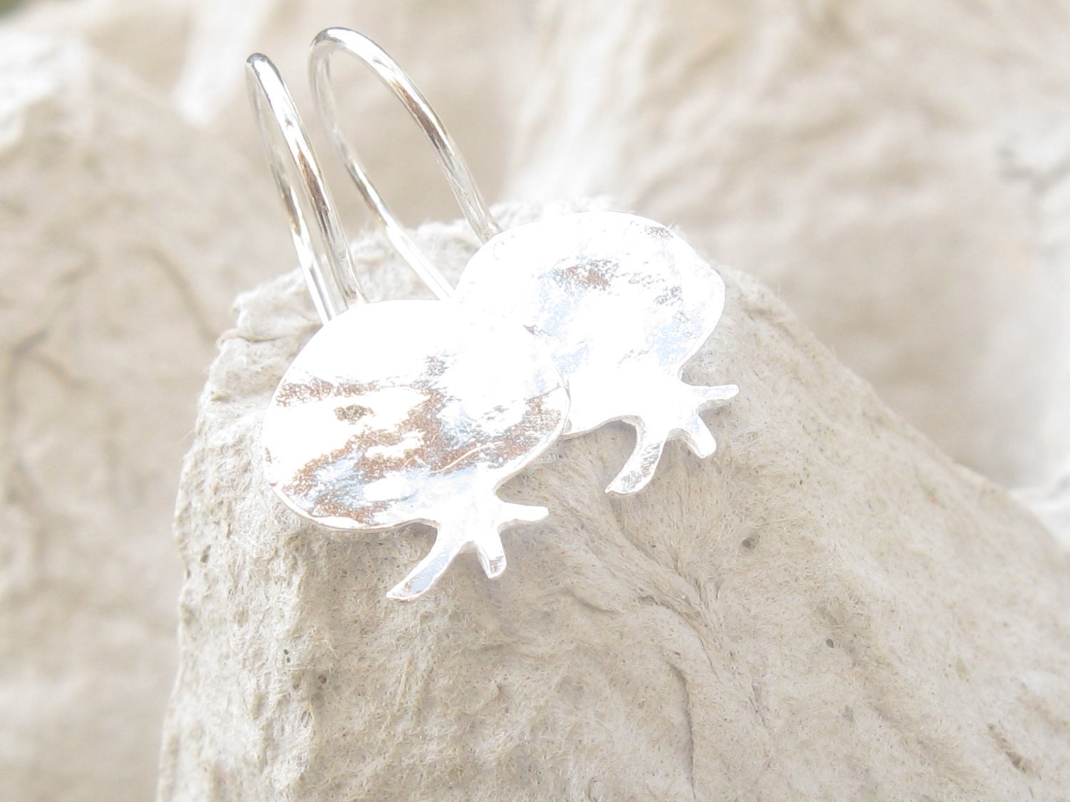 Sterling Silve Pomegranate Earrings