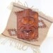 Vintage hand carved mask, totem type, wall hanging, made in Mexico, Mayan, Aztec or Inca style, 1970s, 1980s tourist trade on Etsy