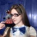 Tardis Bow Tie- Custom designed fabric, custom made