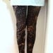 Celestial Dust Black and Rust Speckled Dyed Leggings