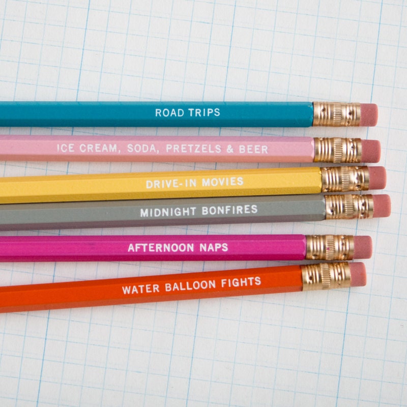 days of summer / pencil set by one fine dae