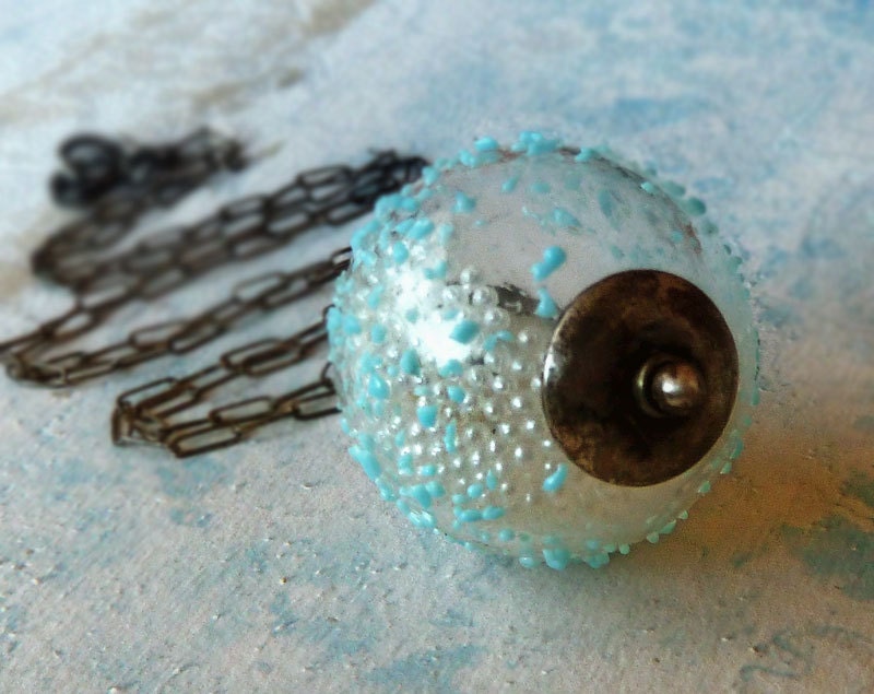 Childhood Dreams Petite Pearls Globe of Wonder Pendant with Sterling Silver Chain