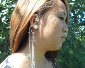 Star Dust collection: Crystal clear ear cuff