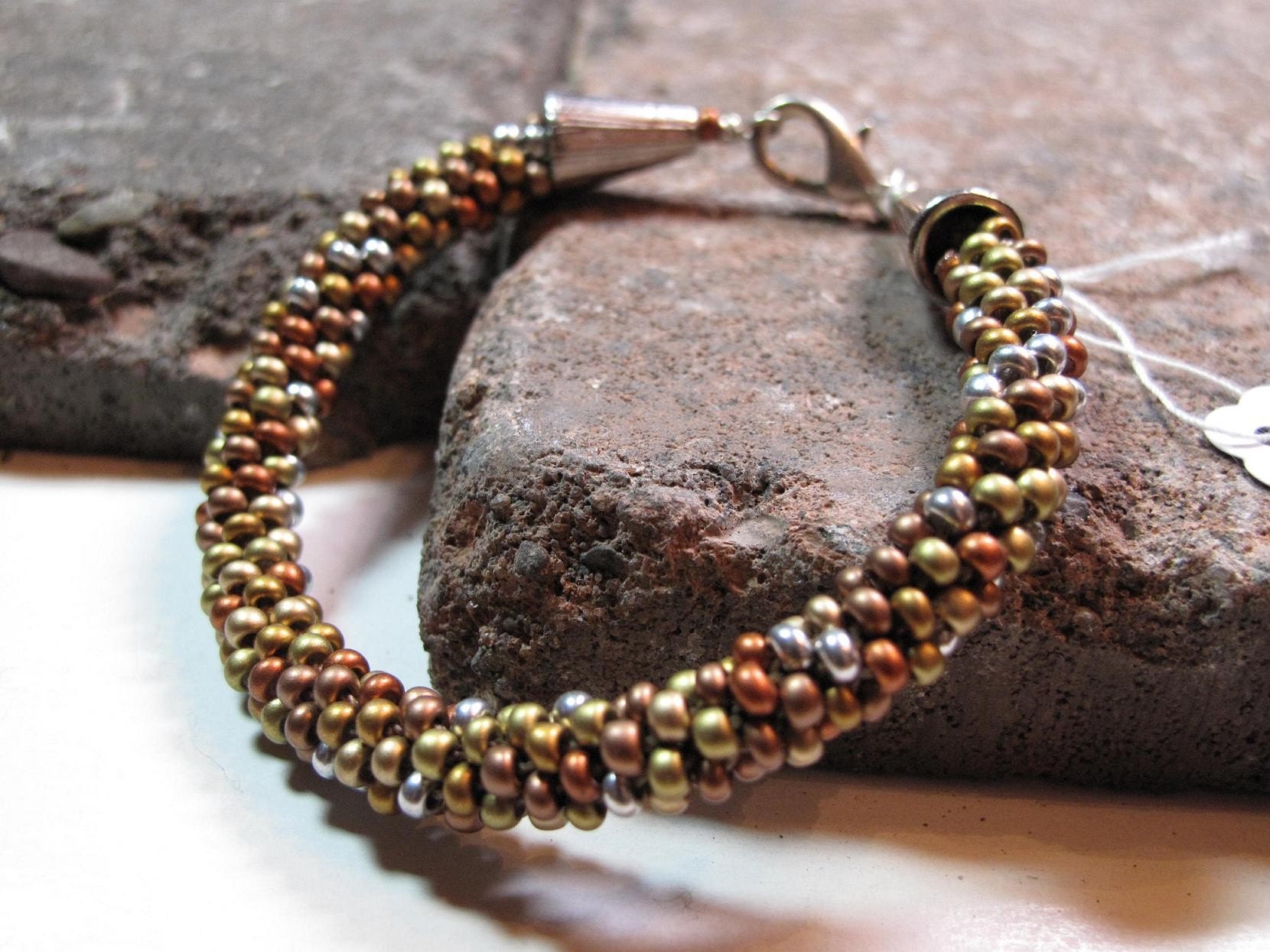Goes With Anything Bracelet - Matte Metallic Bead Rope