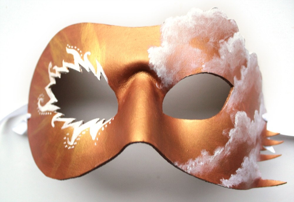 Mask of the Sun - Handmade Leather Mask