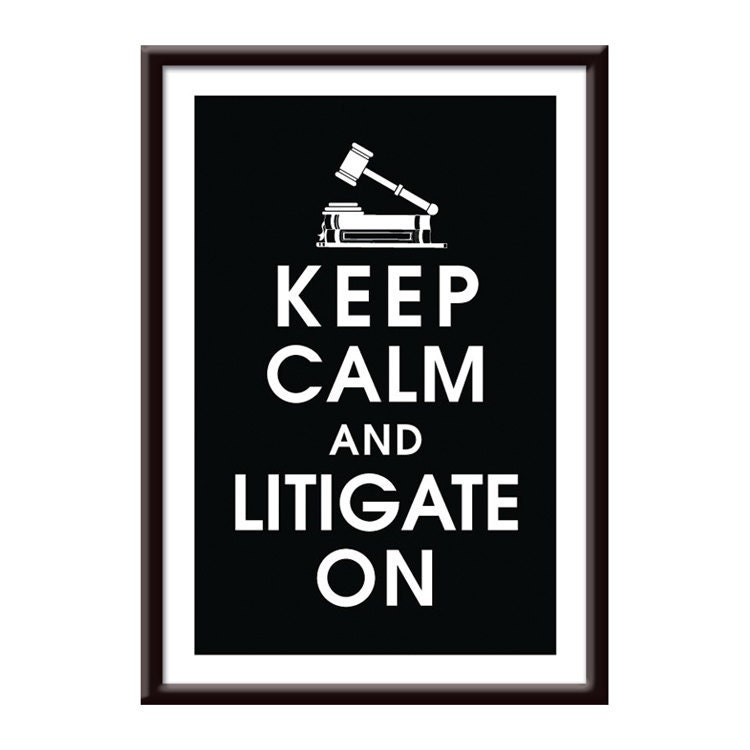 Keep Calm and LITIGATE ON, 13x19 Poster (Black and White Featured) Buy 3 get 1 FREE keep calm art keep calm print