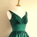 Size UK 6-16 - Emerald Green Taffeta Prom Dress - Made by Dig For Victory
