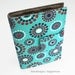 Nexus 7 or Kindle Fire (original) case cover - Book style - Dots circles navy-blue red white on teal