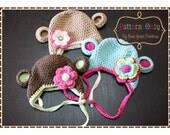 Monkey Hat Crochet Pattern - AMELIA & GEORGE - 119
