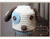 Puppy Hat Crochet Pattern - LOGAN & LOLA - 113