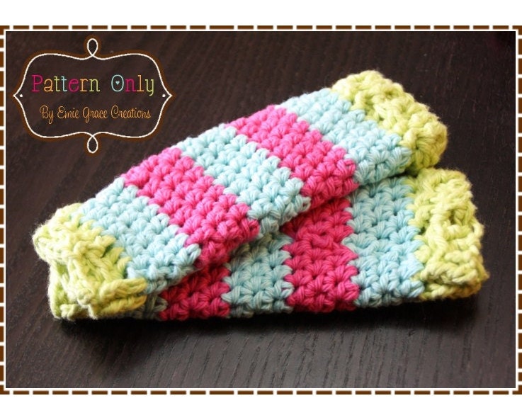 Leg Warmer Crochet Pattern - BASIC - 703