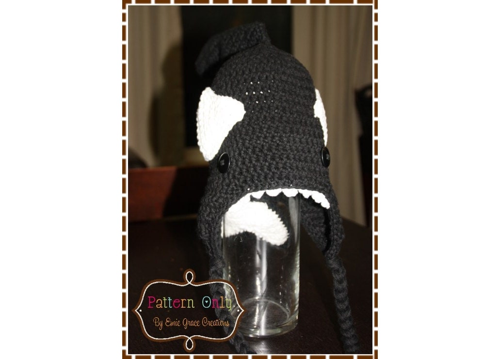 Orca Hat Crochet Pattern - OLIVER - 118