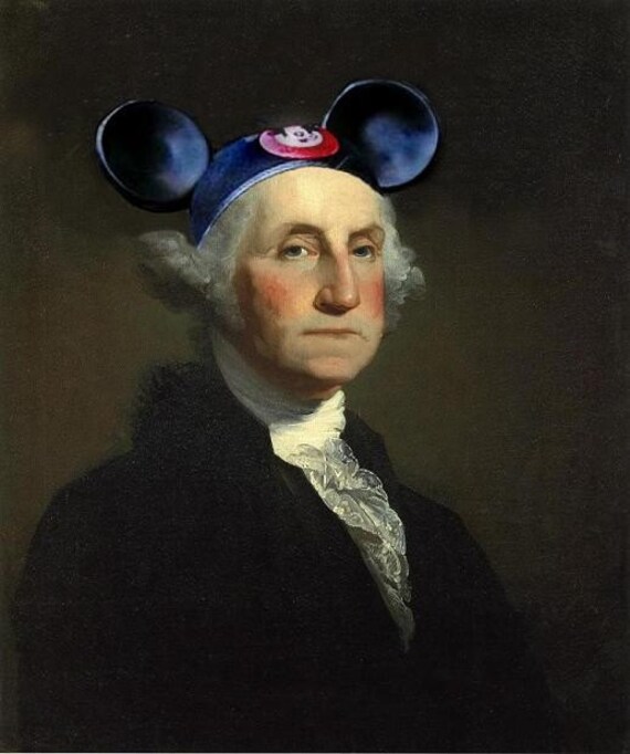 Mouseketeer Washington - 8 X 10 Fine Art Print