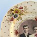SALE - Zombie Love, Wedding Portrait - Altered Vintage Plate