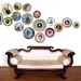 SALE - Lucinda the Giraffe - Altered Vintage Plate