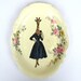 SALE - Lucinda the Giraffe - Altered Vintage Plate