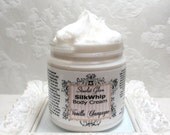 Vanilla Champagne Natural Body Cream 4 oz Jar