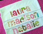 Personalized Pillowcase  ....   Choose Your Fabrics .... birthday gift, graduation gift, party favor