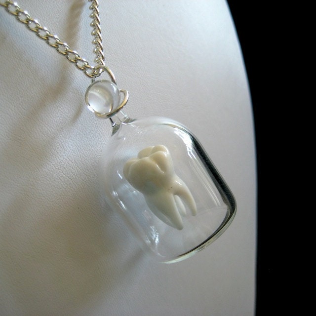 Tooth in a Jar Necklace