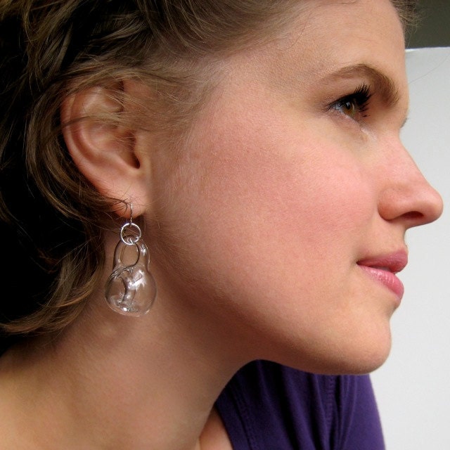 Klein Bottle Earrings