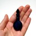 Tiny Bottle with Ground Glass Stopper, Hand Blown Glass
