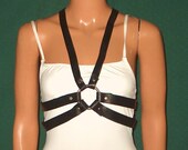 Gothic Maid Veleo Leather Harness, Steampunk, Victorian, Edwardian, Airship