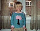 Green Long Sleeved Tree T-Shirt 12month, 2T, 3T, 4T